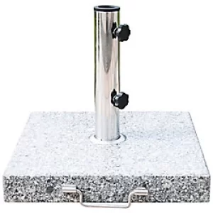 Outsunny Umbrella Base 28000g Marble, Stainless Steel 42 x 42 x 36 cm