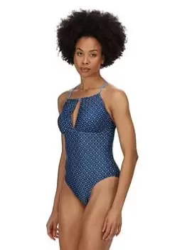 Regatta Regatta Halliday Costume, Navy Print, Size 12, Women