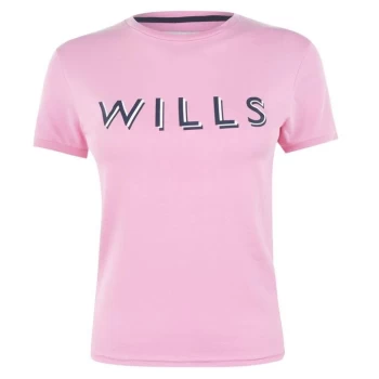 Jack Wills Coffield Modern Ringer T-Shirt - Pink