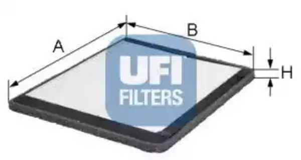 UFI 53.020.00 Interior Air Cabin/ Pollen Filter