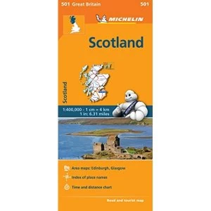 Scotland - Michelin Regional Map 501 Map Sheet map 2013