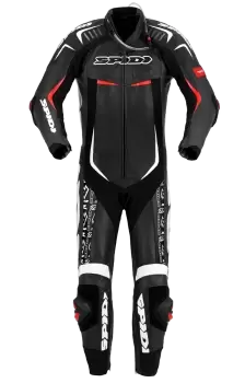 Spidi Track Replica Evo Black White One Piece Racing Suit 50