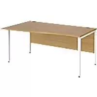 Dams International Wave Desk MB16WLWHO 1,600 x 990 x 725 x 800 - 990 mm