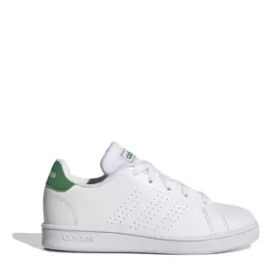 adidas Advantage Lifestyle Trainers Juniors - White