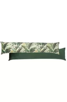 Manyara Leaves Printed Velvet Draught Excluder