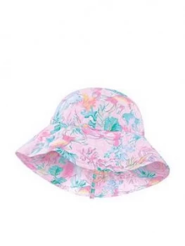 Monsoon Baby Girls Dinah Sunsafe Hat - Pale Pink