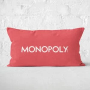 Monopoly Pattern Cushion 30x50cm Rectangular Cushion - 30x50cm - Soft Touch