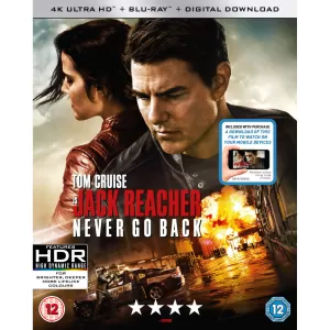 Jack Reacher Never Go Back - 2016 4K Ultra HD Bluray Movie