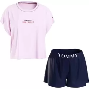 Tommy Hilfiger Short Sleeve Pyjama Set - Purple