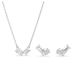 Swarovski 5665829 Mesmera Earring and Necklace Set Rhodium Jewellery