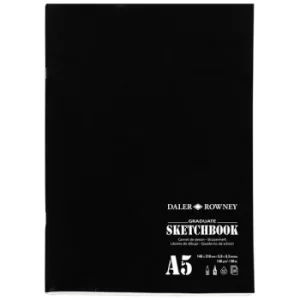 Daler-Rowney Graduate Stapled Matt Soft Cover Sketch Book A5 140G 20Sh