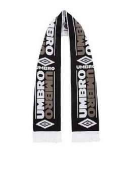 Umbro Projects Stadium Scarf, Black/White, Size One Size, Men