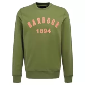 Barbour Mens John Crew Burnt Olive Large