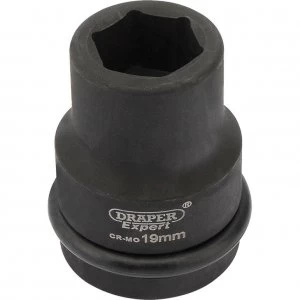 Draper Expert 3/4" Drive Hexagon Impact Socket Metric 3/4" 19mm