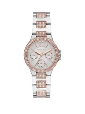 Michael Kors Camille Stainless Steel Womens Watch, Multi, Women