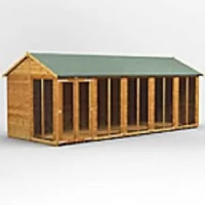 Power Garden Shed 208PASH Golden Brown 20x8