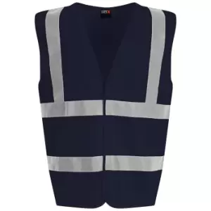 PRO RTX High Visibility Unisex Waistcoat (3XL) (Navy)