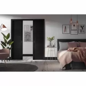 LPD Flusso Pocket Door Set Double Internal Door D3.5 xW83.8 xH198.1cm