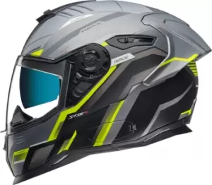 Nexx SX.100R Gridline Helmet, grey-yellow, Size 2XL, grey-yellow, Size 2XL