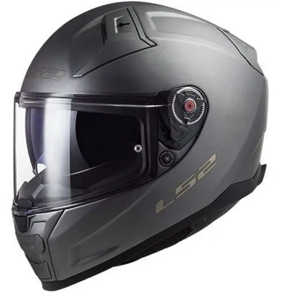 LS2 Ff811 Vector II Solid Matt Titanium Full Face Helmet Size S