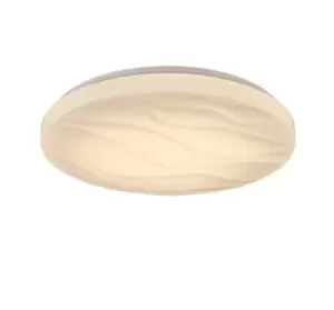 White Round Plastic LED Flush Light - 450mm