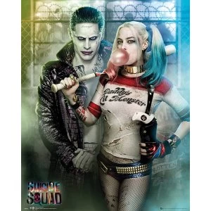 Suicide Squad Joker And Harley Quinn Mini Poster