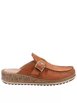 Hush Puppies Sorcha Loafer Mule - Tan, Size 7, Women