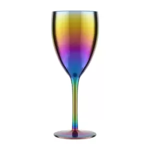 Set of 4 Oil Slick Wine Glasses 473ml