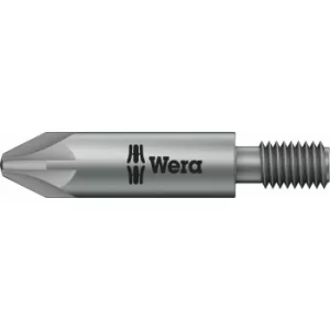 Wera 855/12 Extra Tough M5 Threaded Drive Pozi Screwdriver Bits PZ2 44.5mm Pack of 1