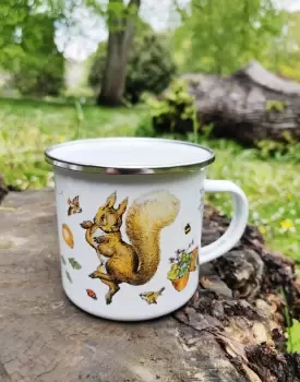 Squirrel Nutkin Enamel Mug