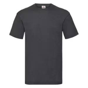 Fruit Of The Loom Mens Valueweight Short Sleeve T-Shirt (2XL) (Dark Heather)