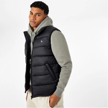 Jack Wills Eco Kershaw Lightweight Puffer Gilet - Black