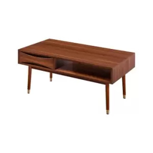 Teamson Home Dawson Midcentury Modern Wooden Coffee Table