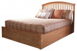 GFW Madrid Ottoman Kingsize Bed Frame - Oak Effect