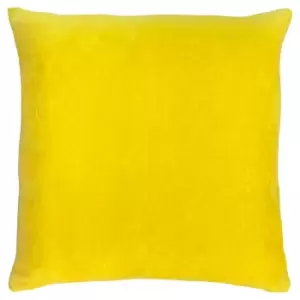 Tanda Velvet Cushion Lemon/Lilac