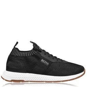 Hugo Boss Titanium Runner Trainers Black 001 Men