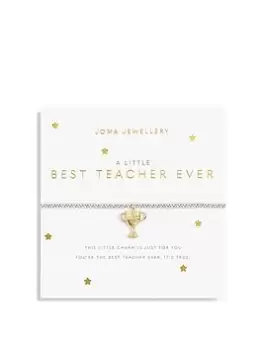 Joma Jewellery A Little Best Teacher Ever Bracelet