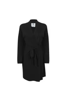 Towel City Wrap Robe Black