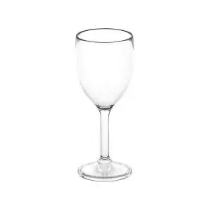 Wine Glass 265ml Polycarbonate Clear Pack of 6 WG8584 UP00246