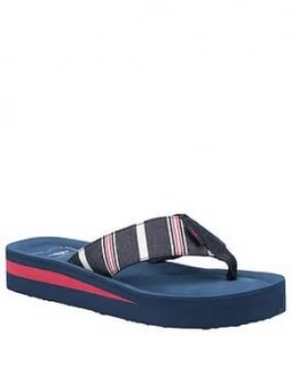 Rocket Dog Winner Elgin Flip Flop - Blue, Size 8, Women