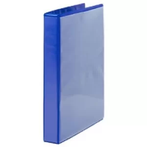 Presentation Ring Binder Polypropylene A4 2 Rings 25mm Blue