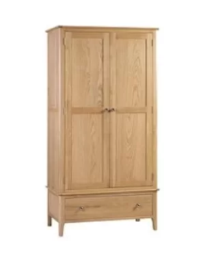 Julian Bowen Cotswold 2 Door 1 Drawer Wardrobe