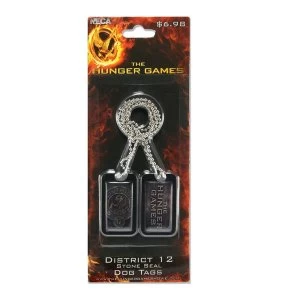 Hunger Games - Girl On Fire District 12 Dog Tag Seal