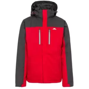 Trespass Mens Tolsford Waterproof Jacket (S) (Red)