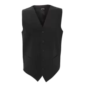 Dennys Unisex Workwear Waistcoat / Chefswear / Bar Wear (Pack of 2) (M) (Black)