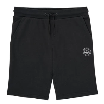 Jack Jones JJI SHARK JJSWEAT boys's Childrens shorts in Black - Sizes 11 years,15 years