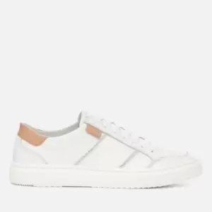 UGG Womens Alameda Lace Leather Cupsole Trainers - Bright White - UK 5