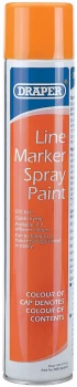 Draper 750ml Orange Line Marker Spray Paint 41912