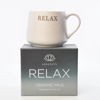 Serenity Debossed Mug - Relax