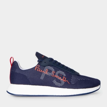 Paul Smith Mens Zeus Mesh Running Style Trainers - Dark Navy - UK 11